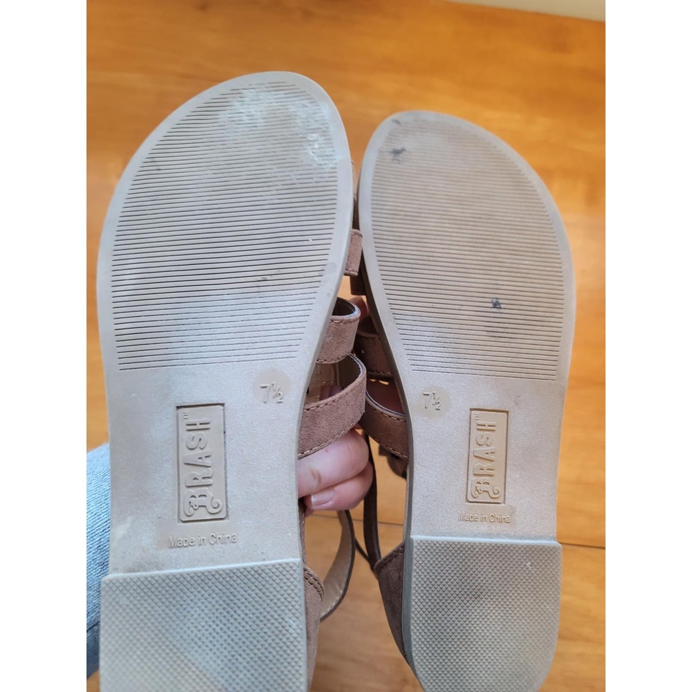 Pre-Loved Brash Leather Sandals Women 7.5 - Picture 5 of 6